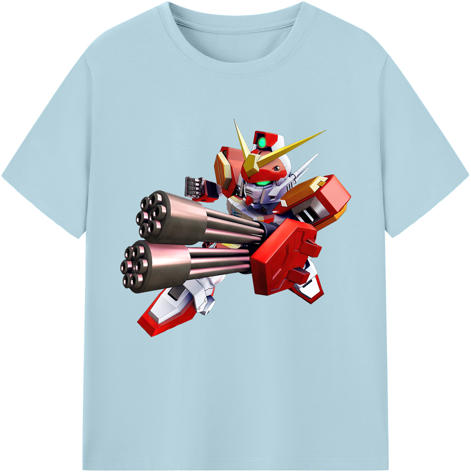 （画像用） 機動戦士ガンダム Mobile Suit Gundam 綿100％半袖Tシャツ（フロントプリント）